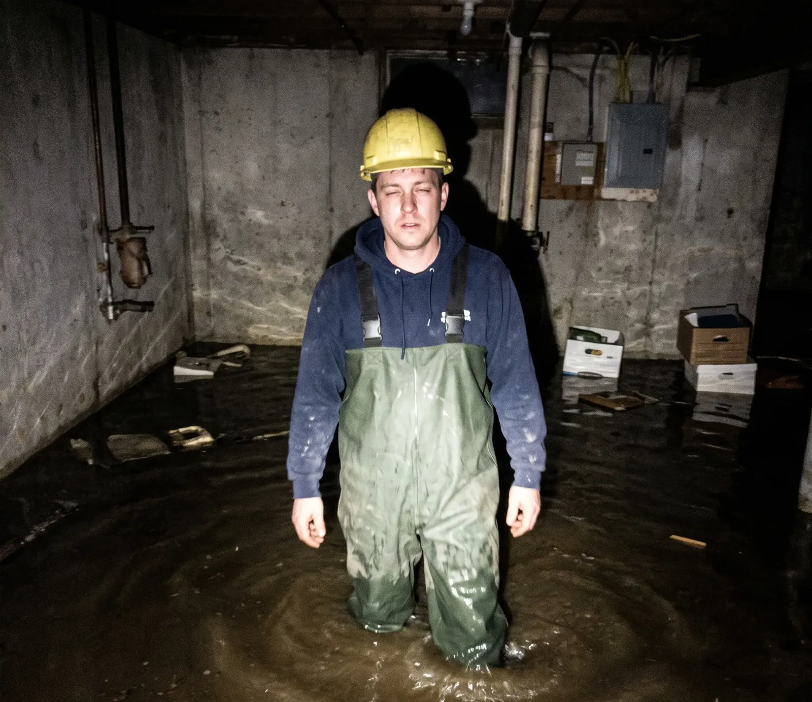 Burst Supply Line water damage in Atlanta, GA